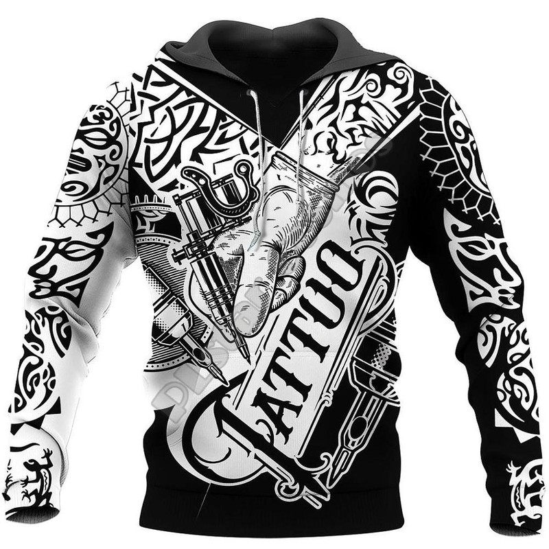

Pen in hand men s 3D printing hoodie visual impact party top punk gothic round neck high quality American sweater hoodie, Black