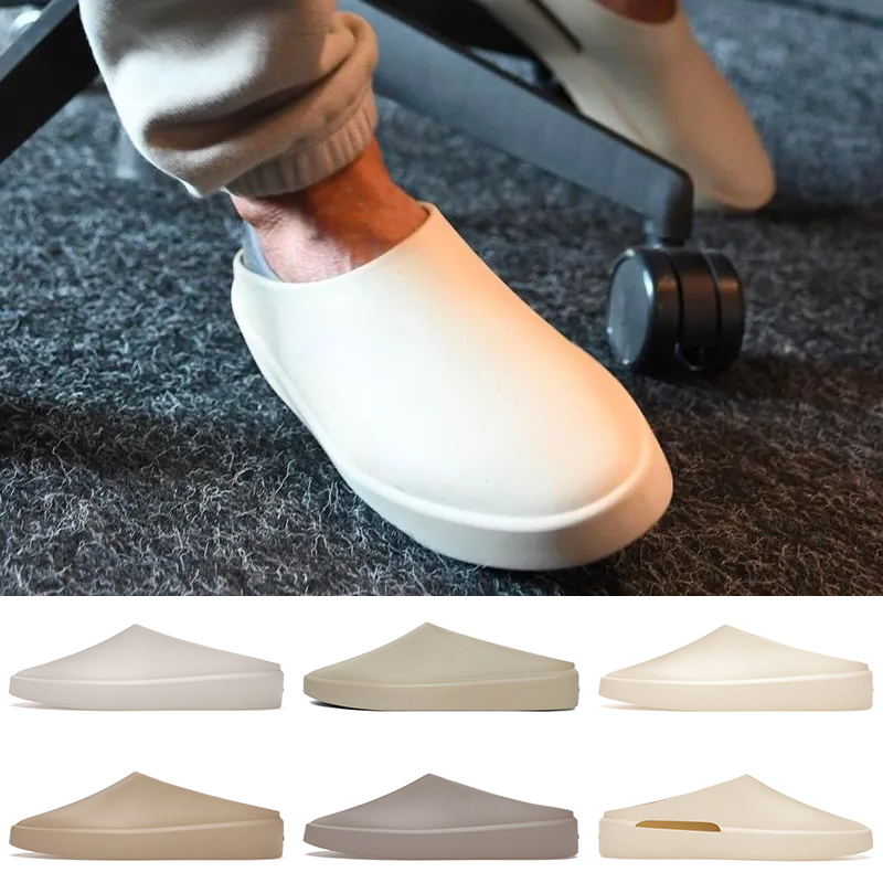 

Big Size US 12 Women Men Fears of god The California Slip-On Slippers Top Quality Fashion Almond Cement Concrete Cream Oat EVA Slip On Shoes Designer Slides Sandals, Almond 36-46