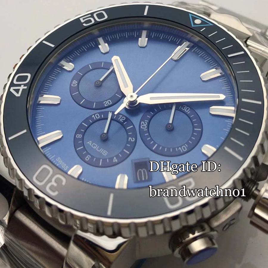 

High-quality BLUE WHALE Limited Edition Diving Series vk Quartz with chronograph Watch Stainless steel