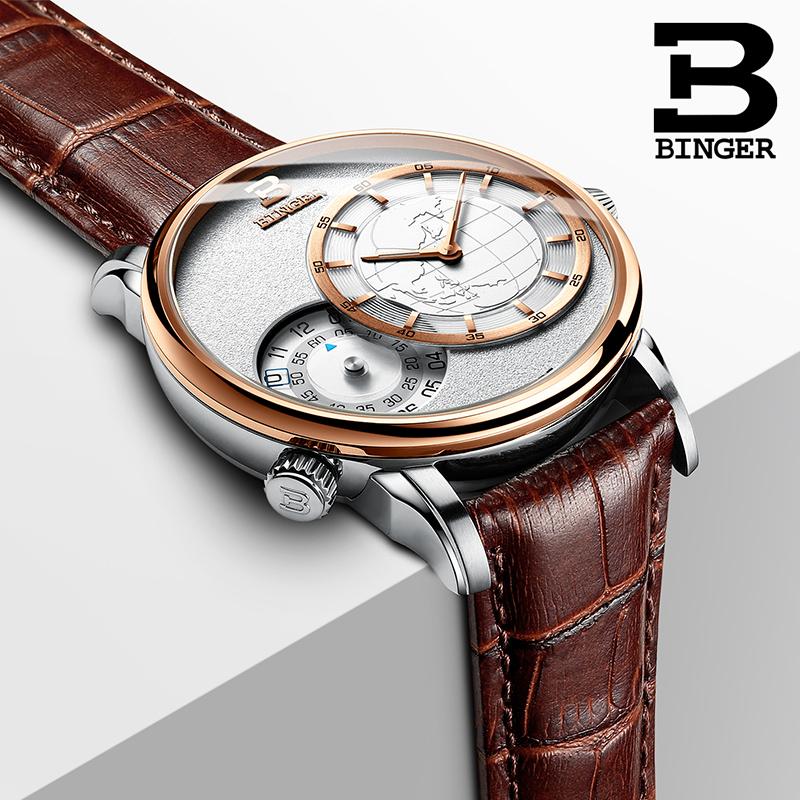 

Wristwatches Fashion Watches For Men Special Transparent Second Hand Quartz Wrist Watch Real Leather Strap Workable Sub-dial, Black silver