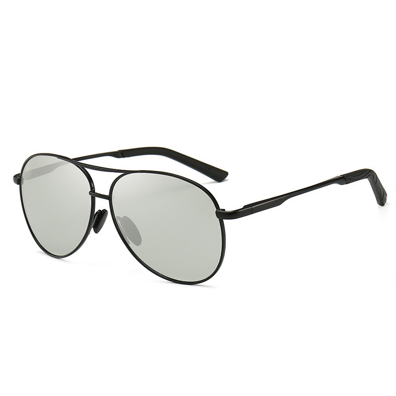 

Brand Design Classic Pilot Photochromic Sunglasses Men Polarized Safety Driving Sun Glasses Women Anti-Glare gafas de sol hombre, White;black