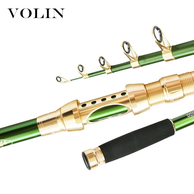 

Boat Fishing Rods Volin Rod Carbon Fiber 2.4m 2.7m 3.0m 3.6m 4.5m Multifunction Spinning Pole Travel