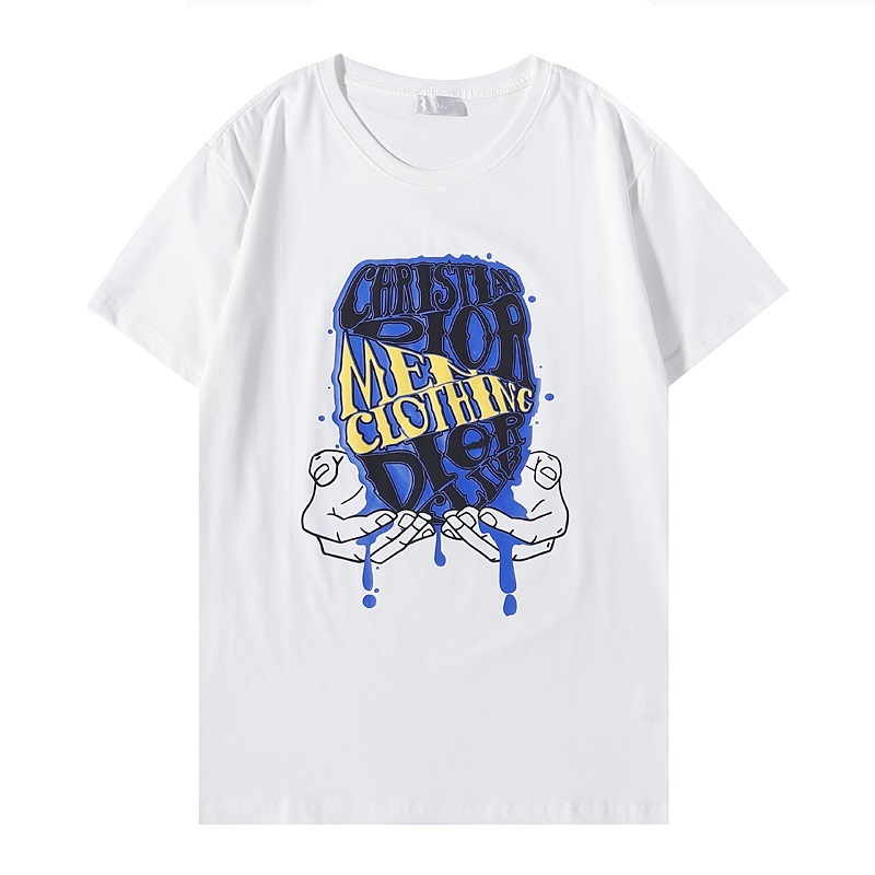 

Summer Luxury Europe mens embroidery hands t shirt Top shirts Fashion High Quality designer t-shirt Women Street Casual cotton tee 2color, Black