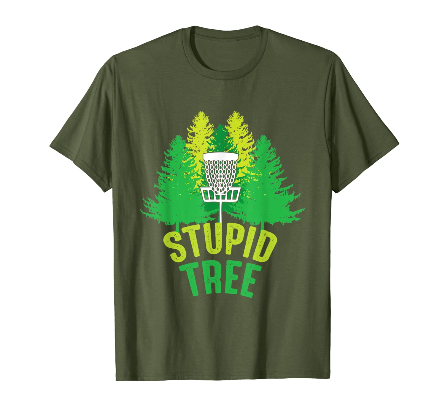 

Stupid Tree - Funny Frolf Disc Golf T-Shirt, Mainly pictures