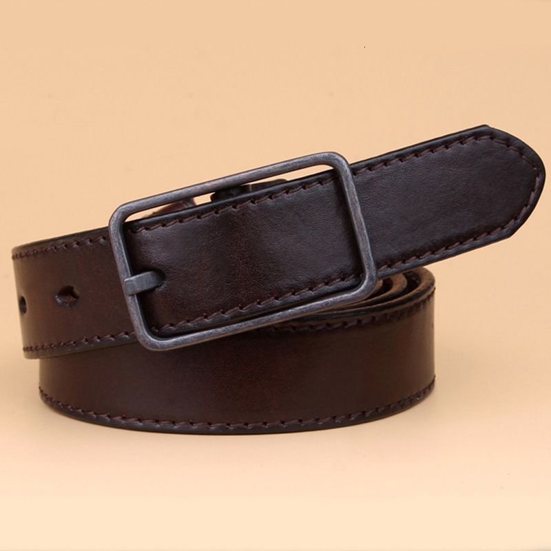 

2021 New Real Cow Genuine Leather Fashion Designer Brands Belt Women Candy Color Strap Belts for Ie43, Black