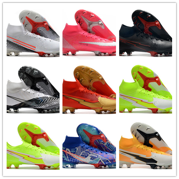 

Technical Waterproof Nail Football Shoes Assassin 13 Generation Gaobang Victory Series Knitted Surface Mercurial Superfly VII 360 Elite FG B