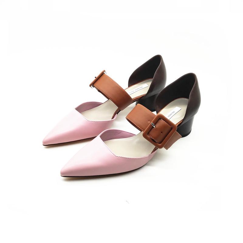 

Fashion Womens Shoes 2021 Mary Jane Beige Heeled Sandals Summer Heels Luxury Black Women's Female High Velvet Comfort Block
