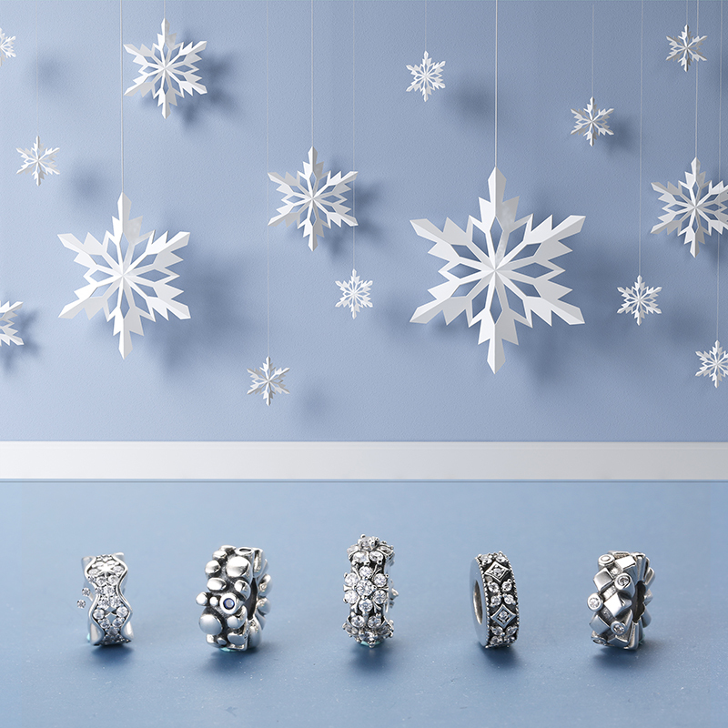 

925 sterling silver Creative clear Crystal CZ DIY fine spacer stopper beads Jewelry making Fit Original Mikiwuu Charm Bracelet Q0531