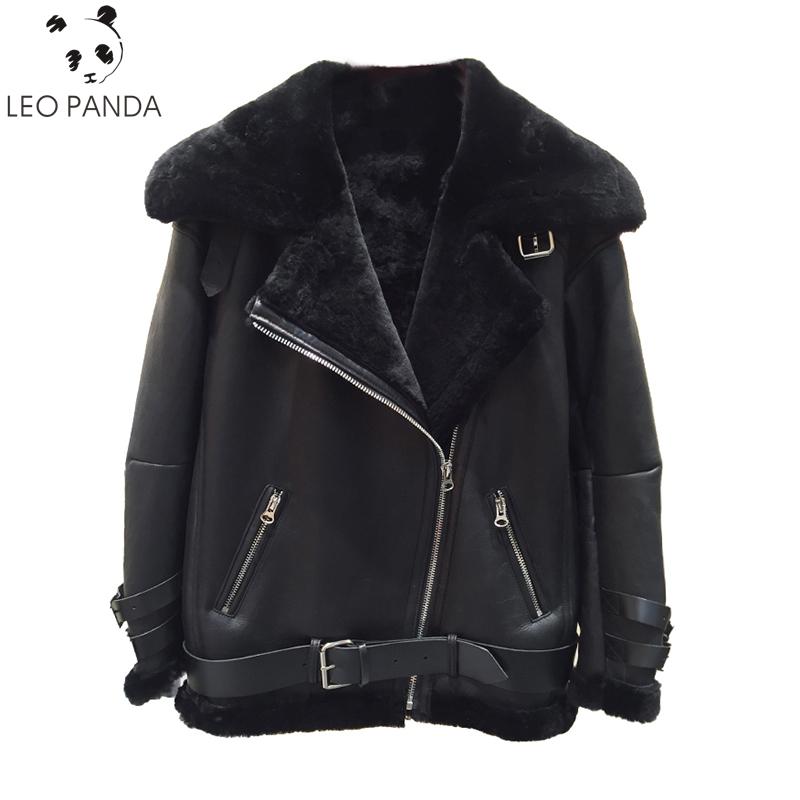 

Women' Leather & Faux Winter Women Big Size Long Sleeve Thicken Warm High Quality Zipper V-Neck Parka Casual Female Genuine Fur Coat C 797, Khaki