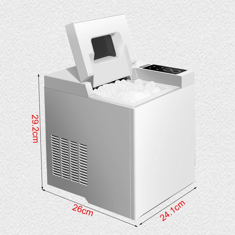 

Home Use Mini Automatic Electric Ice Maker Machine Portable Round Block Ice Making Machine Small Bar Coffee Shop 110W