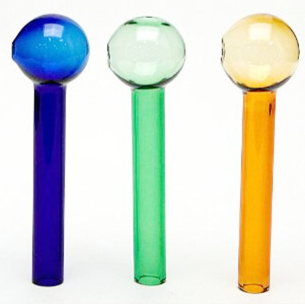 

12cm Colorful Pyrex Oil burner transparent Oil Burner Glass Tube Oil Pipe glass pipes water pipes