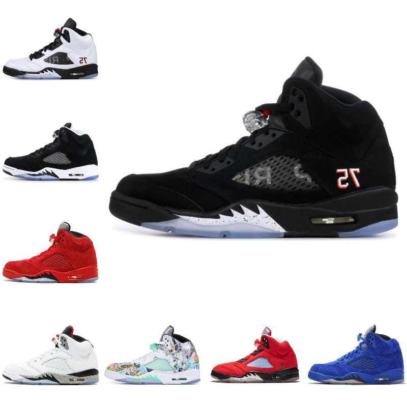 

2021 New Fire Red 5s Men Basketball Shoes 5 TOP 3 Grape Aqua Suede Blue Red TROPHY ROOM Laney Oreo Wings Mens Outdoor Trainers Sports Sneakers F888