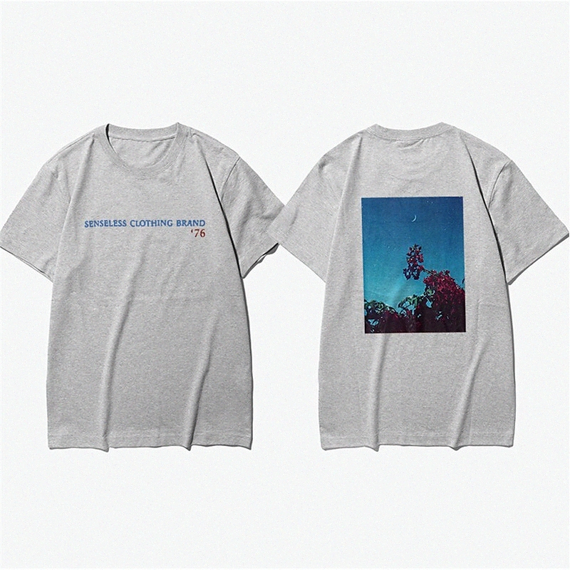 T-shirt pour hommes Autres imprimés Galaxy Floral Galaxy Graphic rond Daily Holiday Vacances à manches courtes Tops Coton Casual Sports Vert Blan