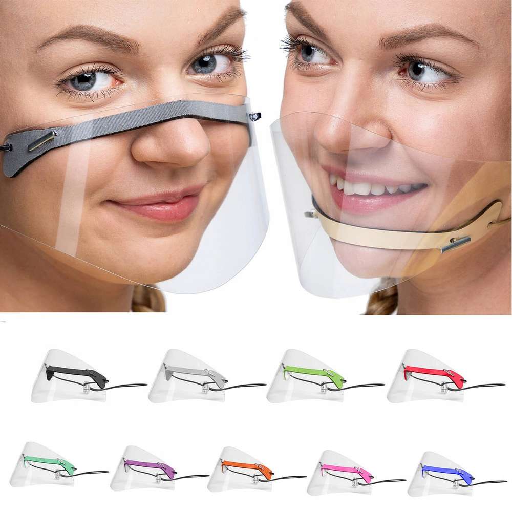 

Adult Outdoor Mini Shield Washable Reusable Comfortable Transparent Mask Halloween Cosplay Protection Breathable Dustproof