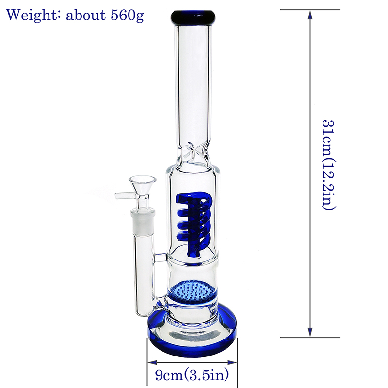 

Thick Glass Water Bong Hookah Dome Honeycomb Percolator With 8 Arm Tree Perc Smoking Filter Bongs Recycler 14mm or 18mm Bowl Juice Box Oil Dab Rigs Beaker Burner Pipes
