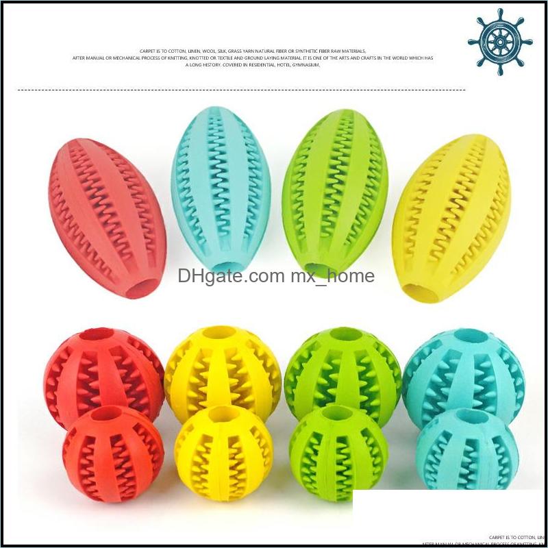 

Chews Dog Supplies Home & Gardenfunny Teeth Cleaning Ball Food Dispenser Natural Rubber Dental Treat Oral Toy Chewing Toys For Pet Health Ca
