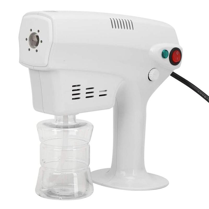 

Humidifiers Electric Sprayer Fogging Machine Disinfection Blue Light Nano Handheld Adjustable Humidifier For Indoor And Car EU Plug