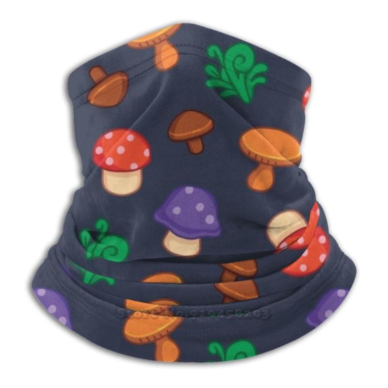 

Scarves Stardew Valley Mushrooms Cycling Motorcycle Headwear Washable Scarf Neck Warmer Face Mask Forest Gaming Games Autumn
