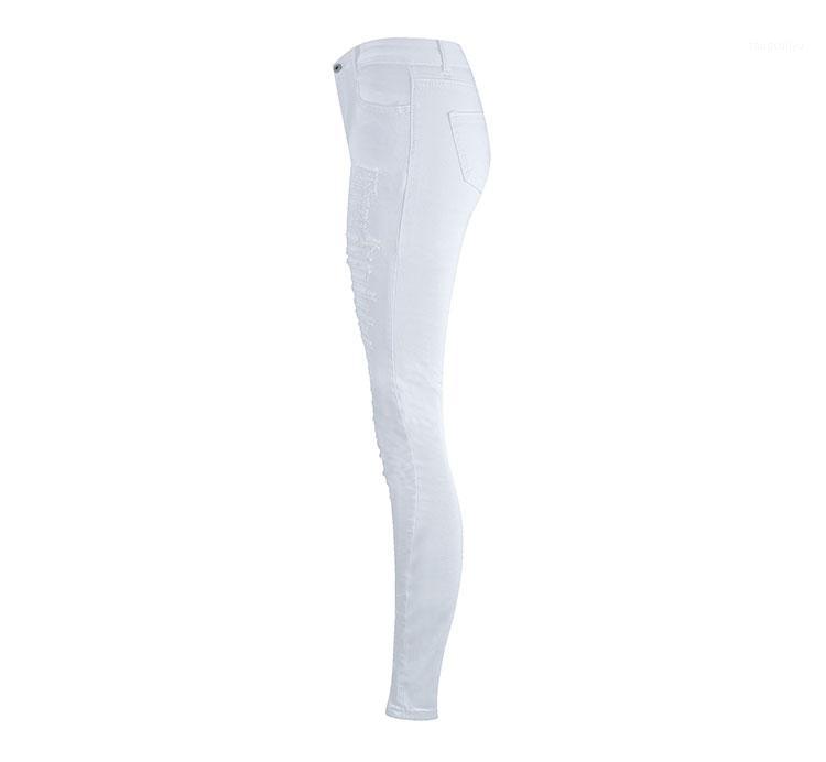 

Women's Jeans Women Trousers Snug Skinny-Pants High-Waist Slim Minimalism DM001, Blue