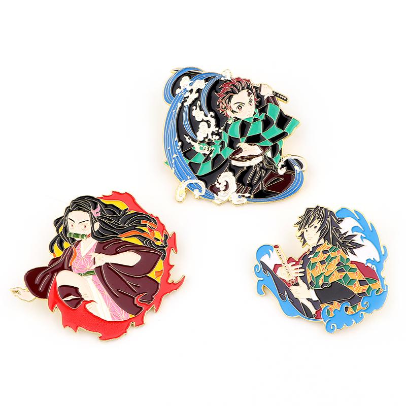 

Pins, Brooches K3079 Anime Butterfly Enamel Pin Cartoon Creative Metal Brooch Pins Denim Hat Badge Collar Jewelry