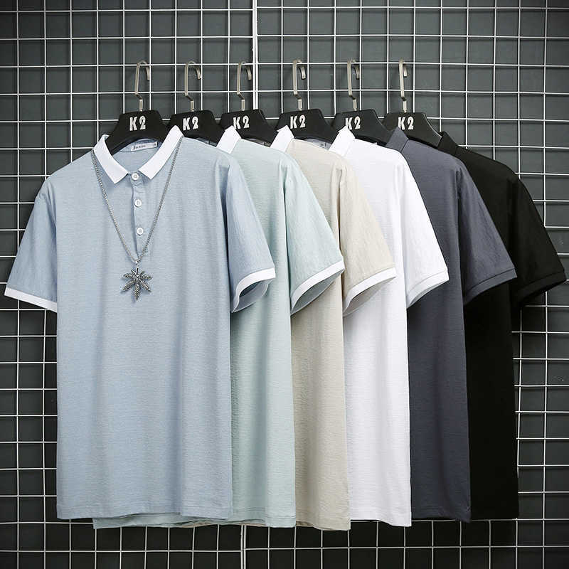 

Polo Shirt Man Comfortable Mens Casual Top Multicolor Cotton Polo Shirt Men Short Sleeve High Quantity Summer Polo Mens Clothing 210603, Bl315white