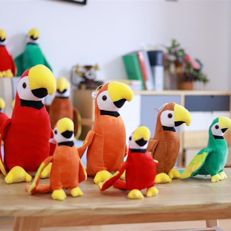 

20cm Parrot doll plush toy cute stuffed animals toys children birthday gifts high quality dolls wholesale, Optional