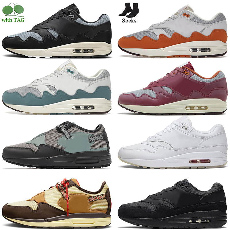 

TOP 1 Athletic Running Shoes One Patta Black Waves Monarch Noise Aqua Cactus Jack Cave Stone White Red Baroque Brown Amsterdam Sneakers Off Women Mens Trainers Sports, C22 magma orange 40-45