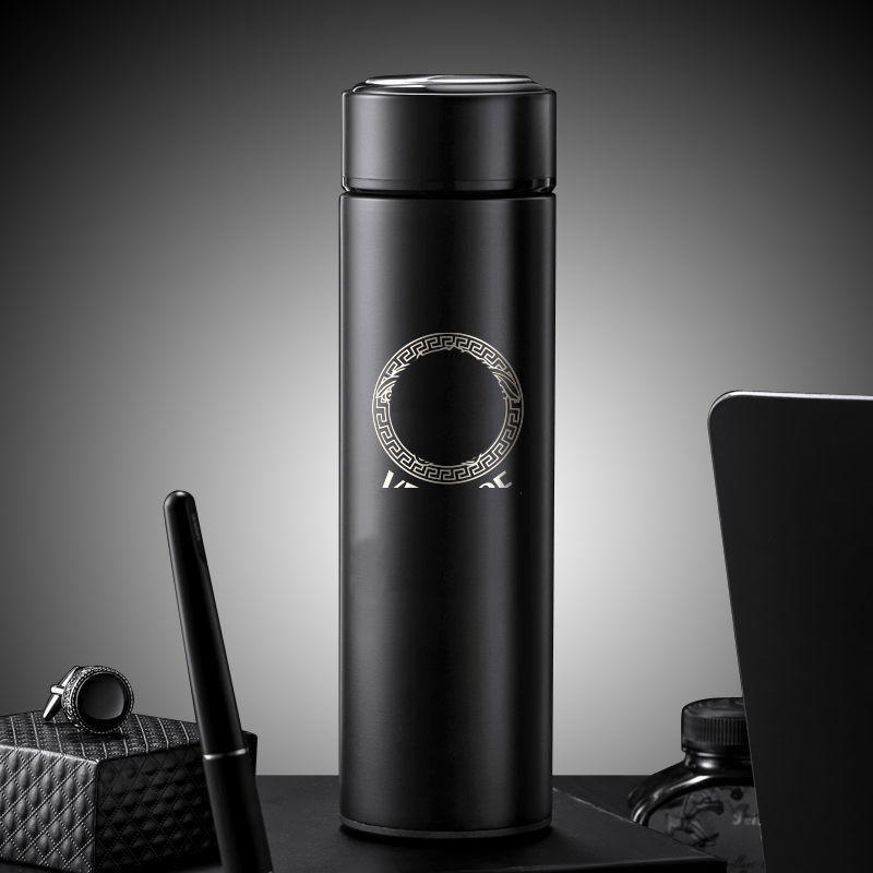 

New 500ml Keep Water Bottle Thermal Thermos Temperature Display Vacuum Insulated Cup Stainless Steel Travel Coffee Mug Thermos Flask