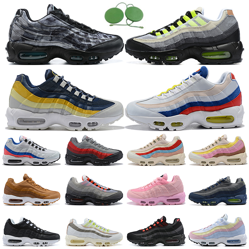 

95 men women running shoes 95s Georgetown Persian Violet Cashmere Home Team Black Royal Cork OG Neon NYC fashion trainers sports sneakers outdoor, 10 40-46