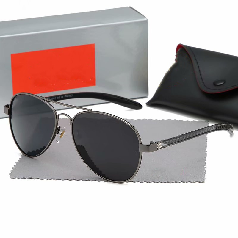 

Fashion Sunglasses Eyewear Sun Glasses Designer Mens Womens Brown Cases Black Metal Frame Dark 50mm Lenses For with box, White;black