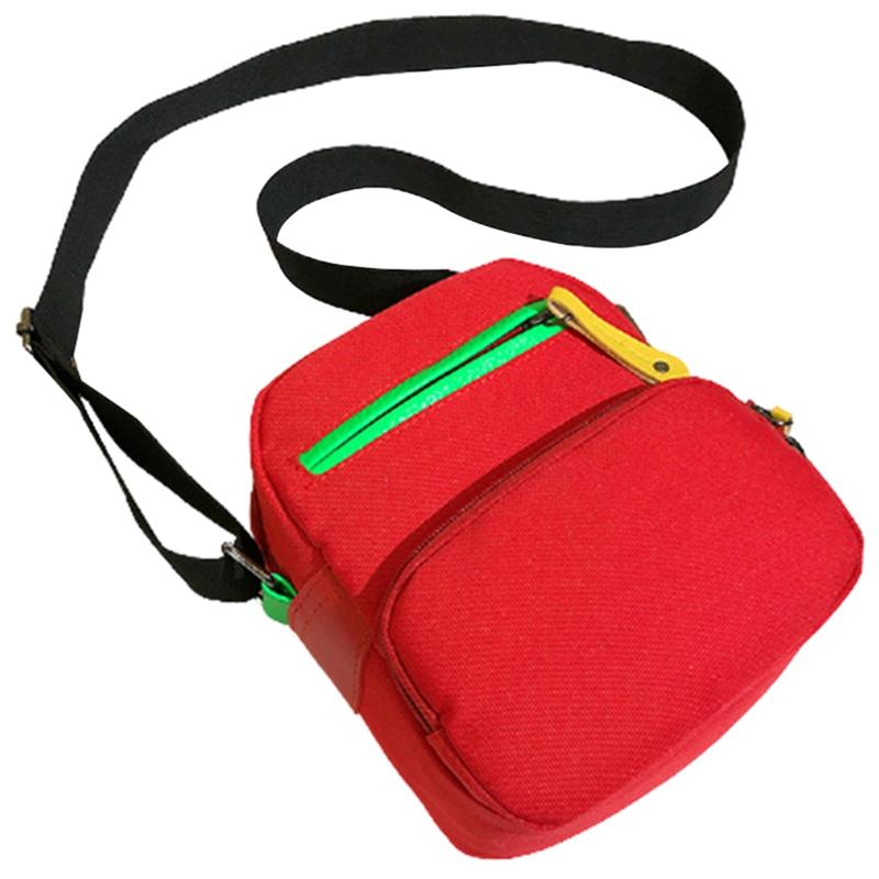 

Ladies Bag Style Harajuku Style Hit Color Small Bag Korean Fashion Casual Messenger Shoulder, Black