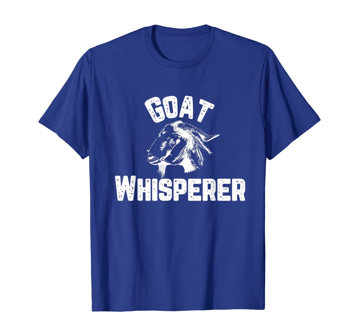 

Goat Whisperer Funny Farmer Rancher Herder Graphic T-Shirt, White;black