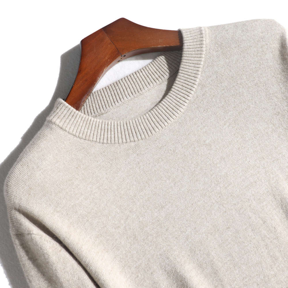 

autumn and winter new Korean youth bottomed slim fitting Pullover round neck solid color Sweater men's wear, White;black