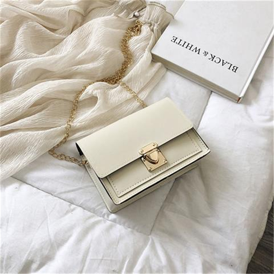 

HBP High quality Fashion straddle Shoulder bags foreign style Korean female student chain small square messenger bag Handbags, Red