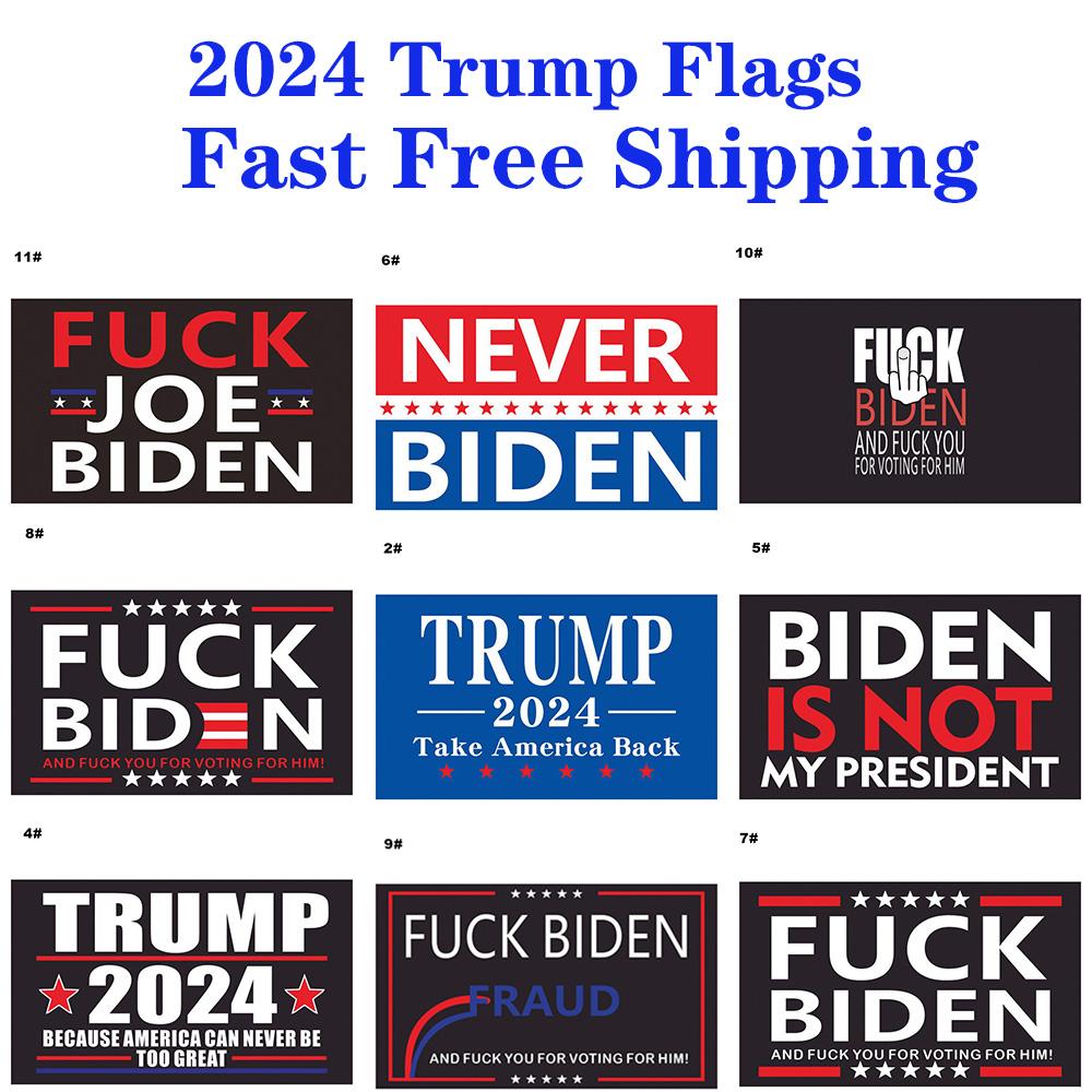 

DHL Shipping 100pcs Trump Flag 2024 Election Flag Banner Donald Trump Flag Keep America Great Again Ivanka Trump Flags 150*90cm 3x5ft