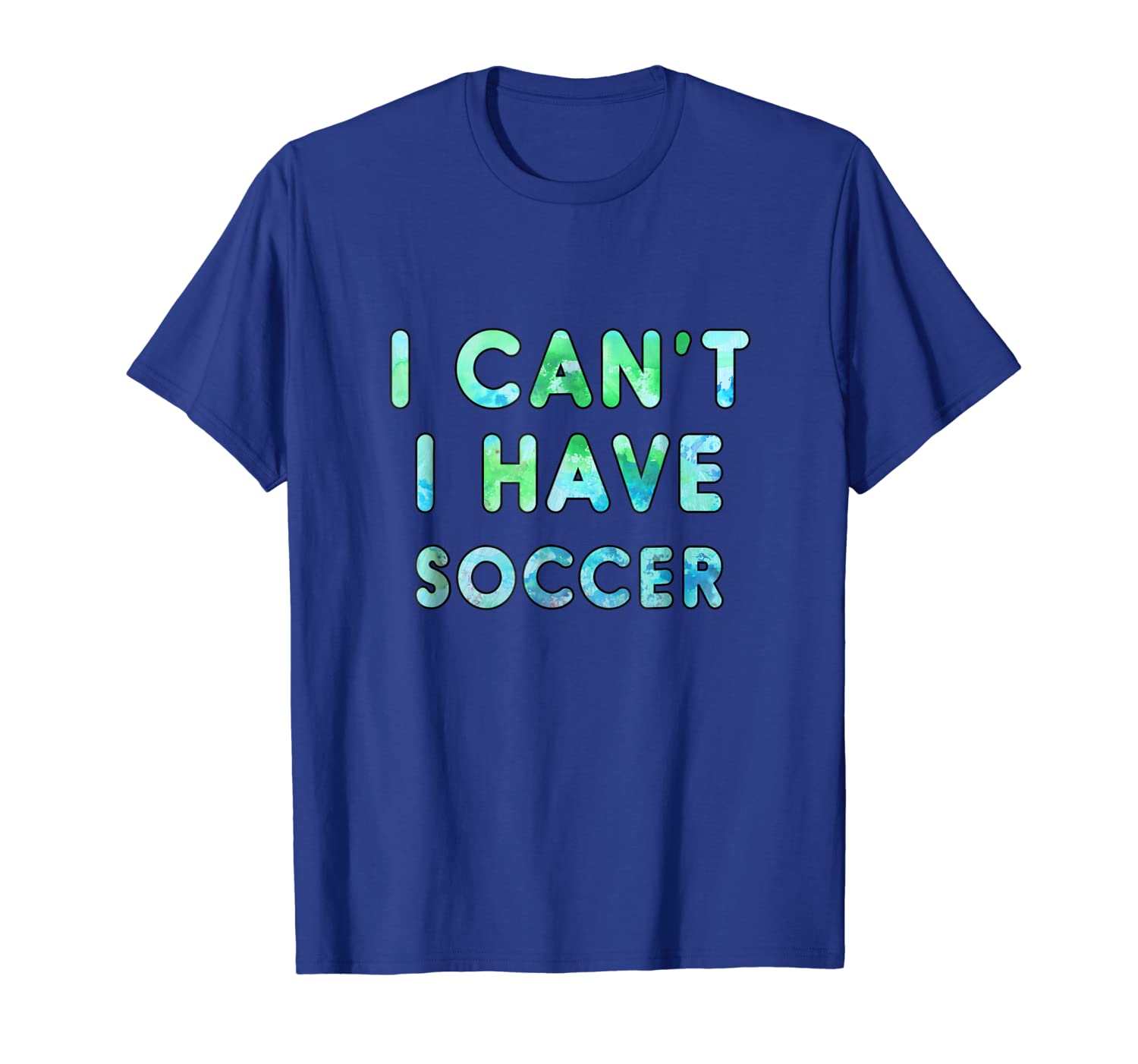 

I can't I have soccer shirt, White;black