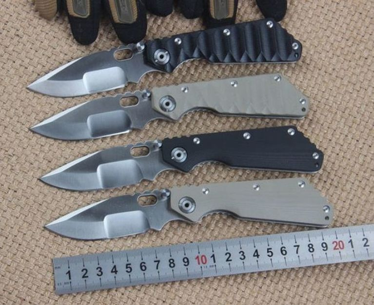 

4 Models Strider Desert Black Satin 5Cr13Mov Blade G10 Handle Survival Knives Camping Tactical Folding Hunting Knife Hdt