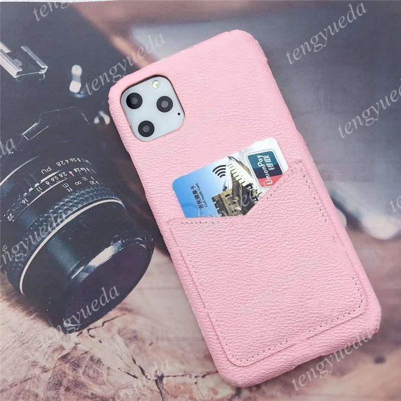 

Top Fashion Deluxe Designer Phone Cases for iphone 11 12 pro max XS XR Xsmax 7 8 plus High Quality Leather Card Holder Pocket Cellphone Shell Cover