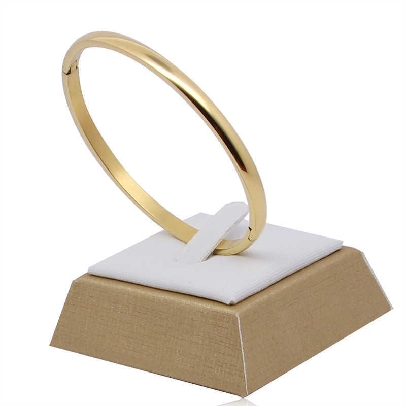 

Best-selling Jewelry Leaf Graphics Stainless Steel Bracelets Parent-child Series Love Bangle for Women Party Gifts Wholesale Q0722