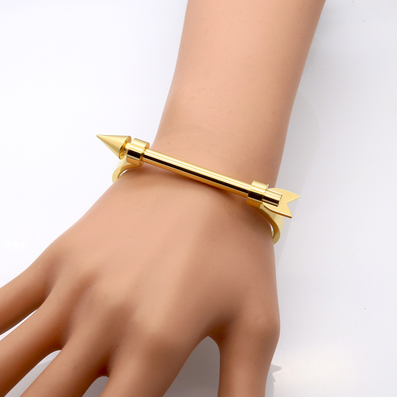

New Arrival Trendy Stainless Steel Cuff Bangle Female Bracelets Jewelry for Women