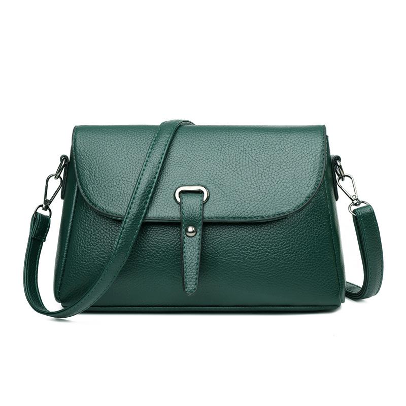 

Crossbody Bags For Women 2021 Sac a Main Soft Leather Shoulder Messenger Bags Female Vintage Handbag High Quality Bolsa Feminina, Green