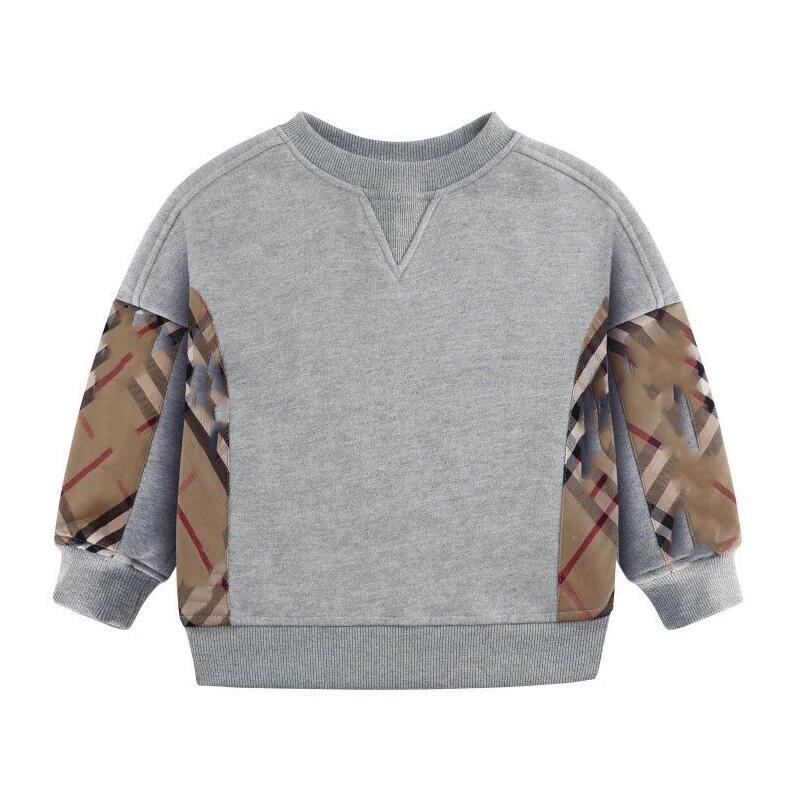 

Baby Boys Girls Plaid Sweaters Spring Autumn Kids Long Sleeve Pullover Children Cotton Sweatshirts Child Clothes, As picture