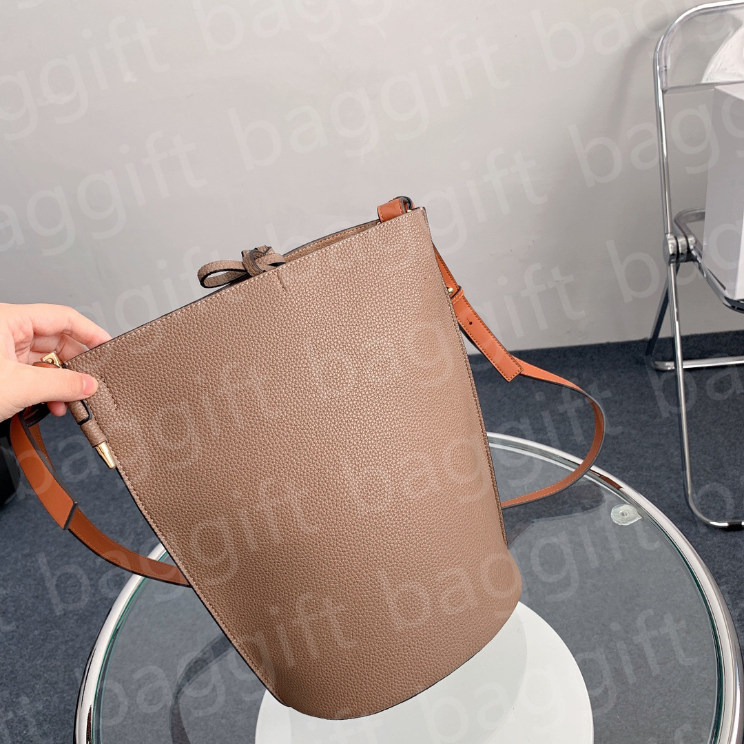 

Gate Bucket Bags Leather Purses Cylindrical Style Bucket Crossbody Trend Single Shoulder Handbag Men Women LOEW Luxury Designers chip bag 18 x 29 cm, No bag;for balance fees