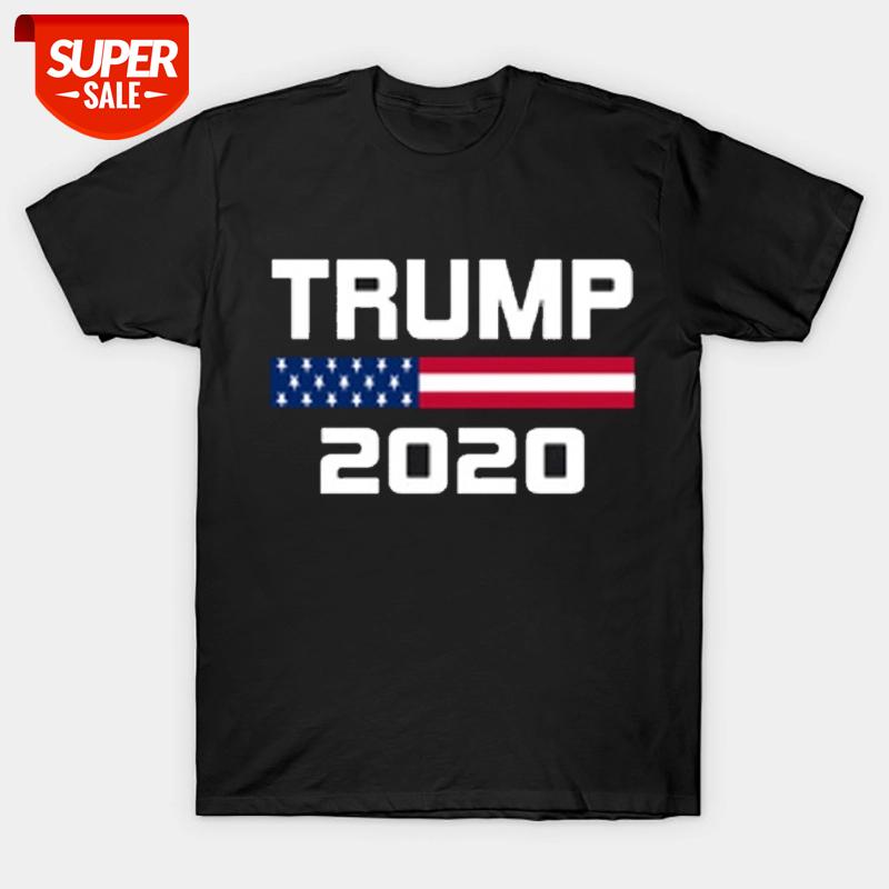 

America Great Again Donald Trump for President USA 2020 Republican T Shirt Men Women 100% Cotton Casual High Quality Tops Tee #j831, White;black