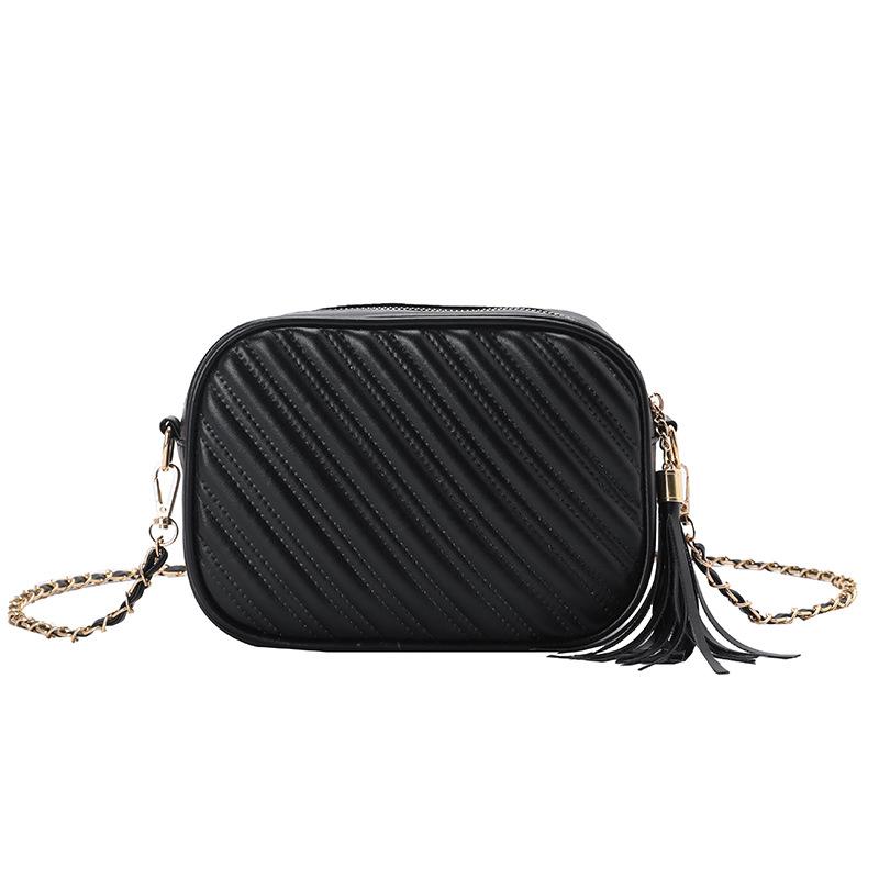 

Evening Bags Female 2021 Embroider Bag Inclined Shoulder Handbag Chain Fashion PU Western Style Ancient Ways Contracted Small Package