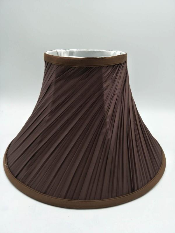 

E27 Art Deco lamp shade for table lamp Horn shape coffee color fabric lampshade modern style cover for desk
