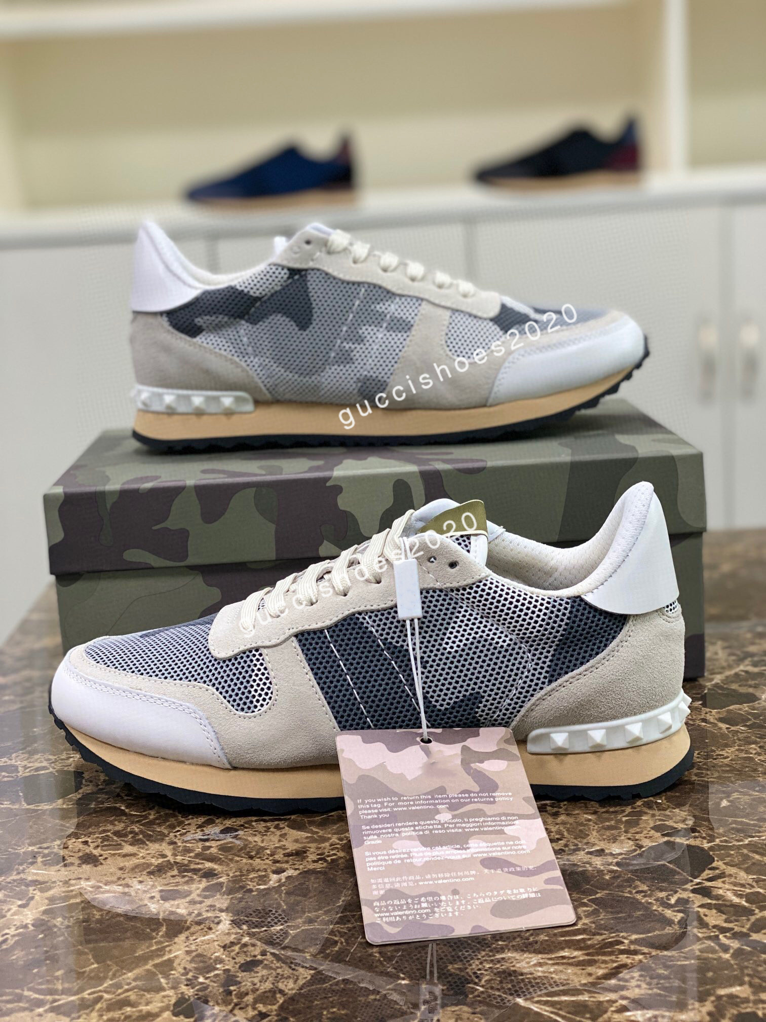 

2022 Fashion designer luxury men sneaker sneaker boot casual shoes high top couple sports shoes wholesale vintage trainers size38-46, 06