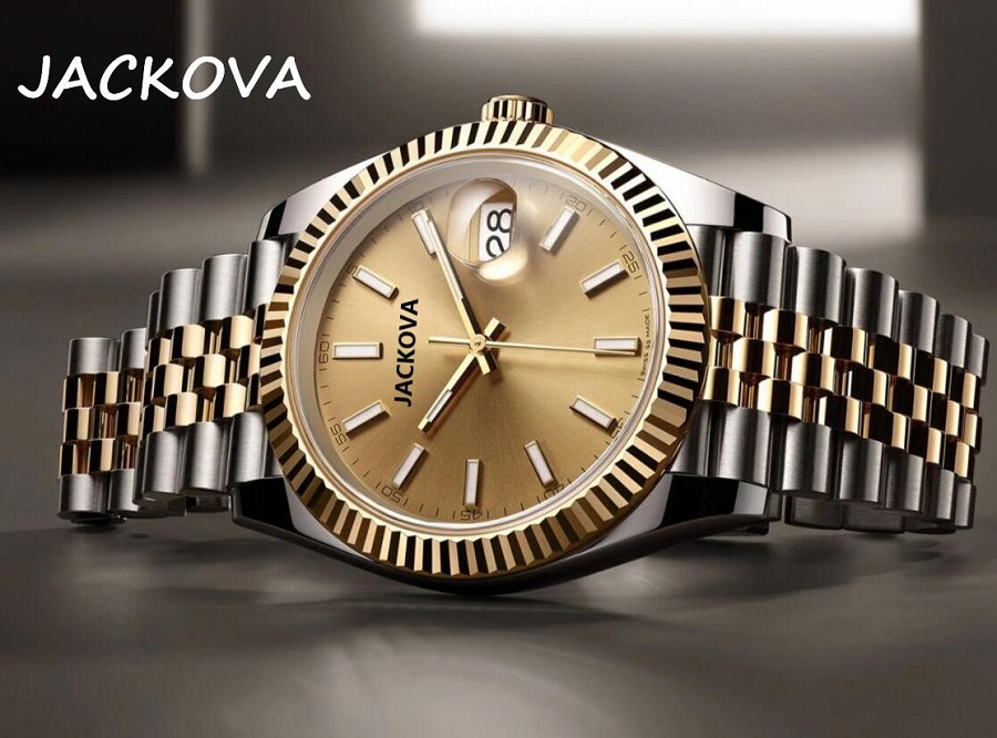 

Best Quality Automatic Watch Mechanical 41mm DAY-DATE 316L Stainless Steel Sapphire Waterproof Super Luminous Original Buckle Mens Watch, Slivery;brown