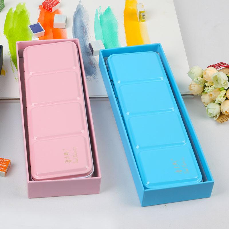 

Gift Sets High QualitySolid Watercolor Paint Set Iron Box Bright Color Portable Pigment For Art Drawing Supplies