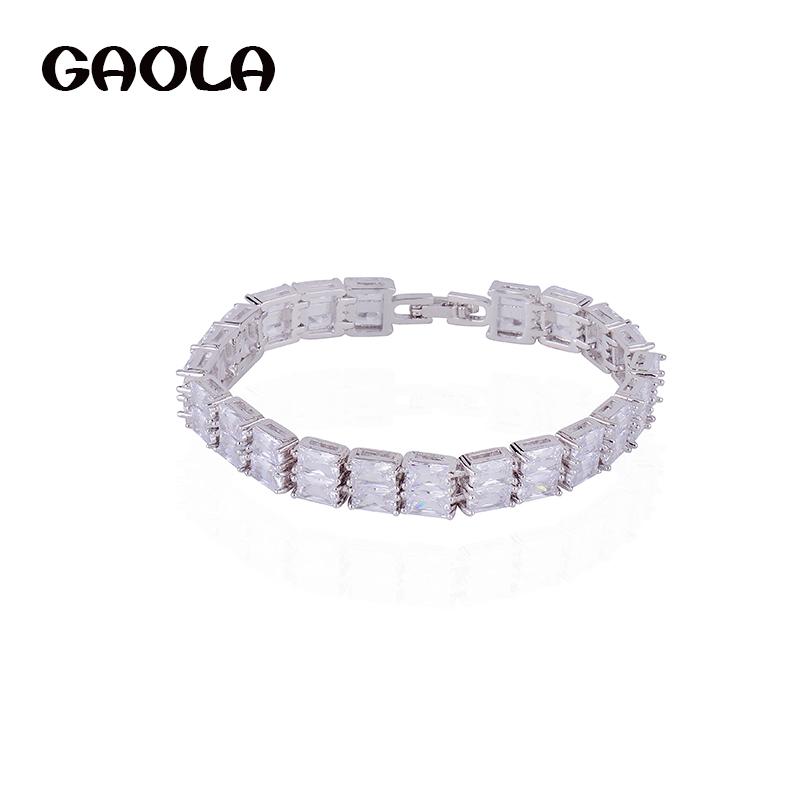 

Link, Chain GAOLA Big Cubic Zirconia Bracelet Fantasy Sexy Luxury Charm Bracelets For Women GLS0685